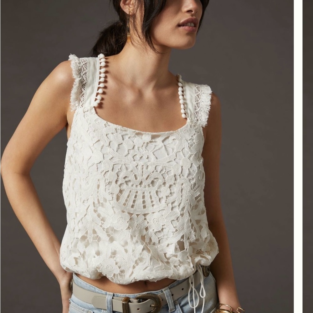 Anthropologie Tiny Macie Crochet Tank